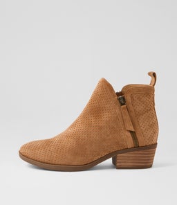 Zapa Tobacco Natural Suede Ankle Boots Zapa Tobacco Natural Suede Ankle Boots