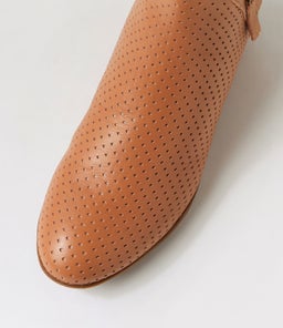 ZAPA DF DK TAN LEATHER