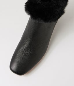 GRAMM DF BLACK BLACK LEATHER EMBOSSED LEATHER