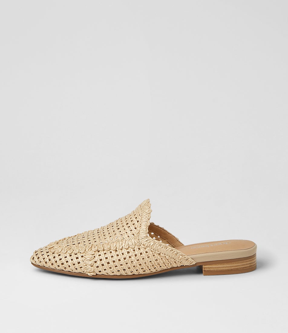 Desimone Natural Woven Mules
