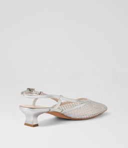 JIKKAS DF SILVER MESH LEATHER
