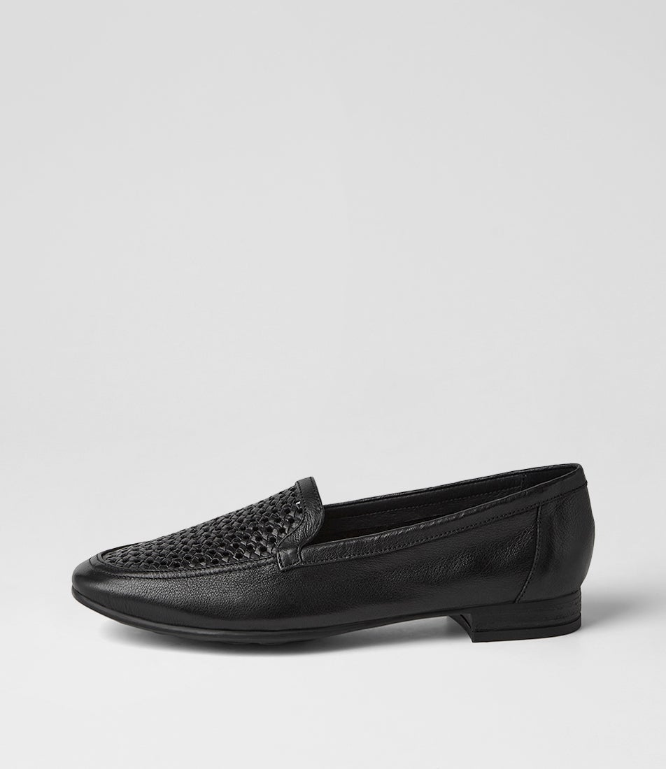 Tillis Black Leather Flat Shoes Tillis Black Leather Flat Shoes