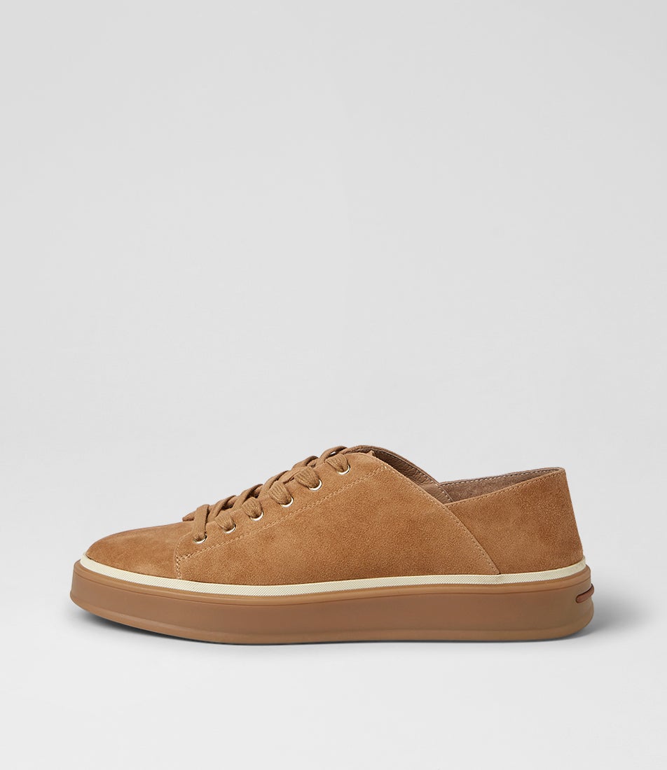 Pianna Tobacco Suede Sneakers