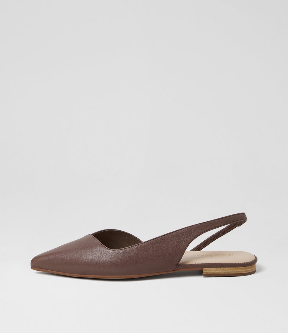 Aspel Mocca Leather Slingbacks Aspel Mocca Leather Slingbacks
