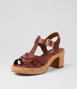 BILLAS DF WALNUT CORK HEEL LEATHER