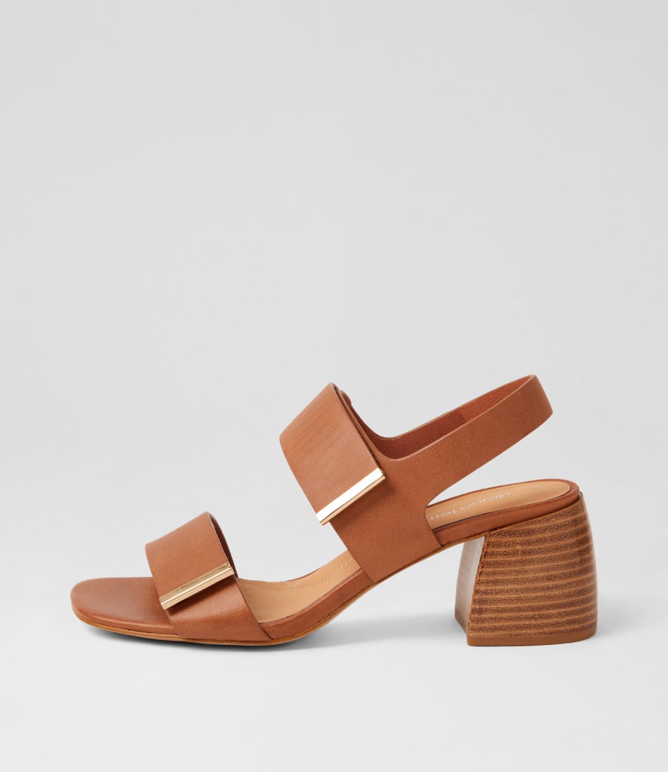Bama Deep Tan Leather Sandals Bama Deep Tan Leather Sandals