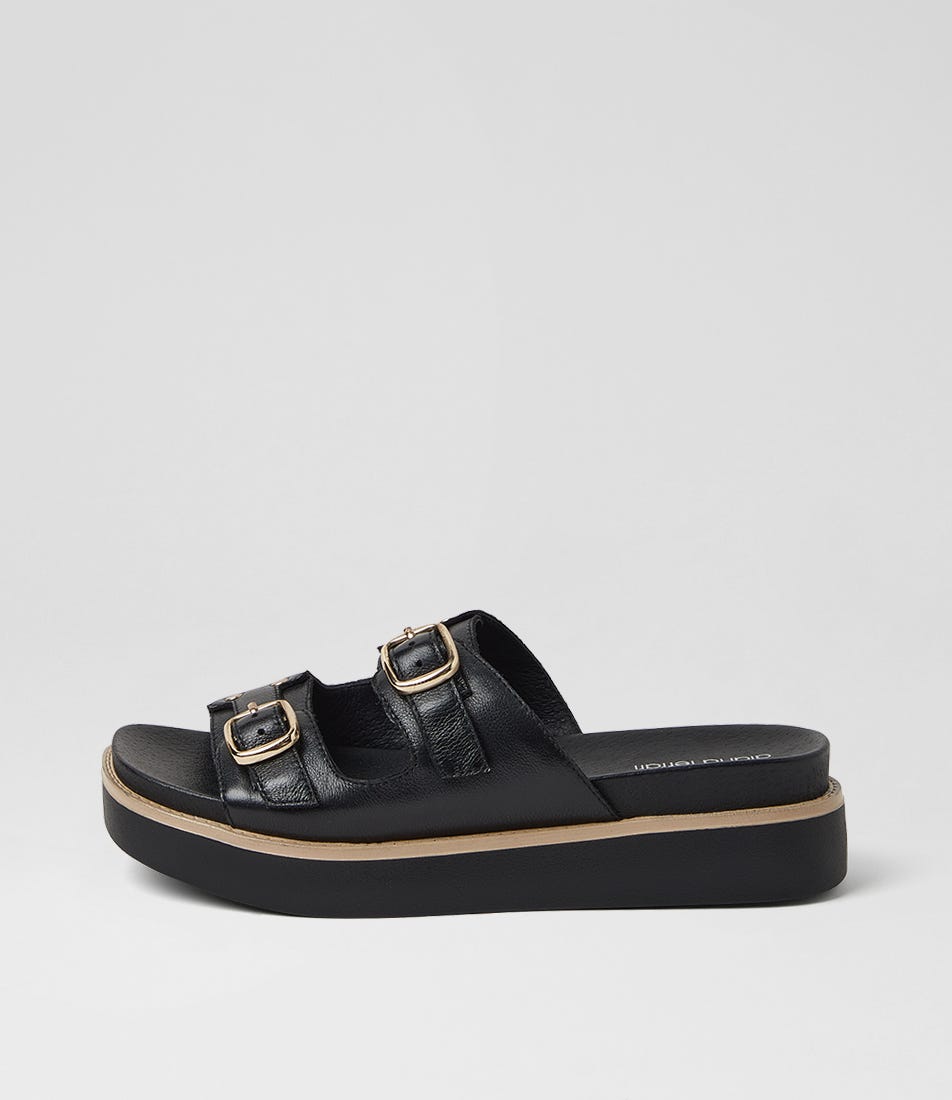 BRANTON DF BLACK BLACK SOLE LEATHER