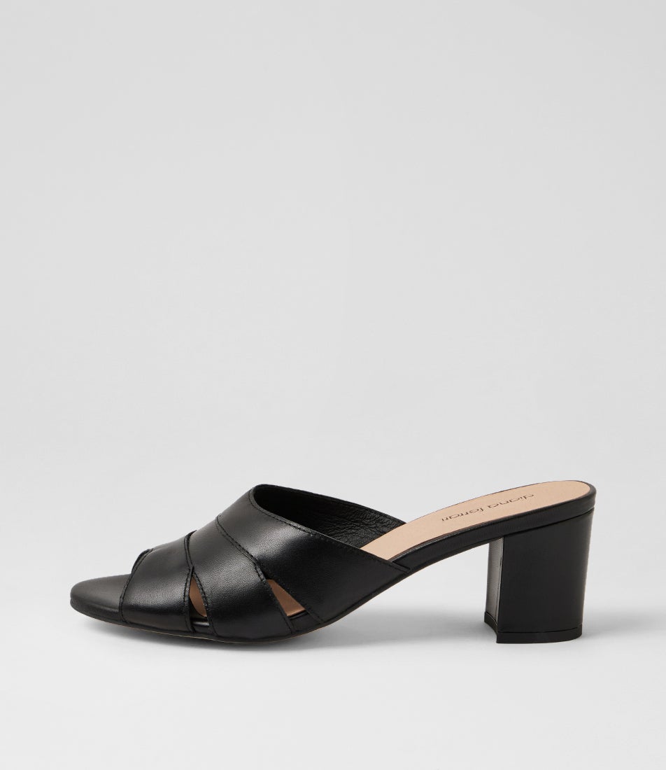 Gripsa Black Leather Sandals Gripsa Black Leather Sandals