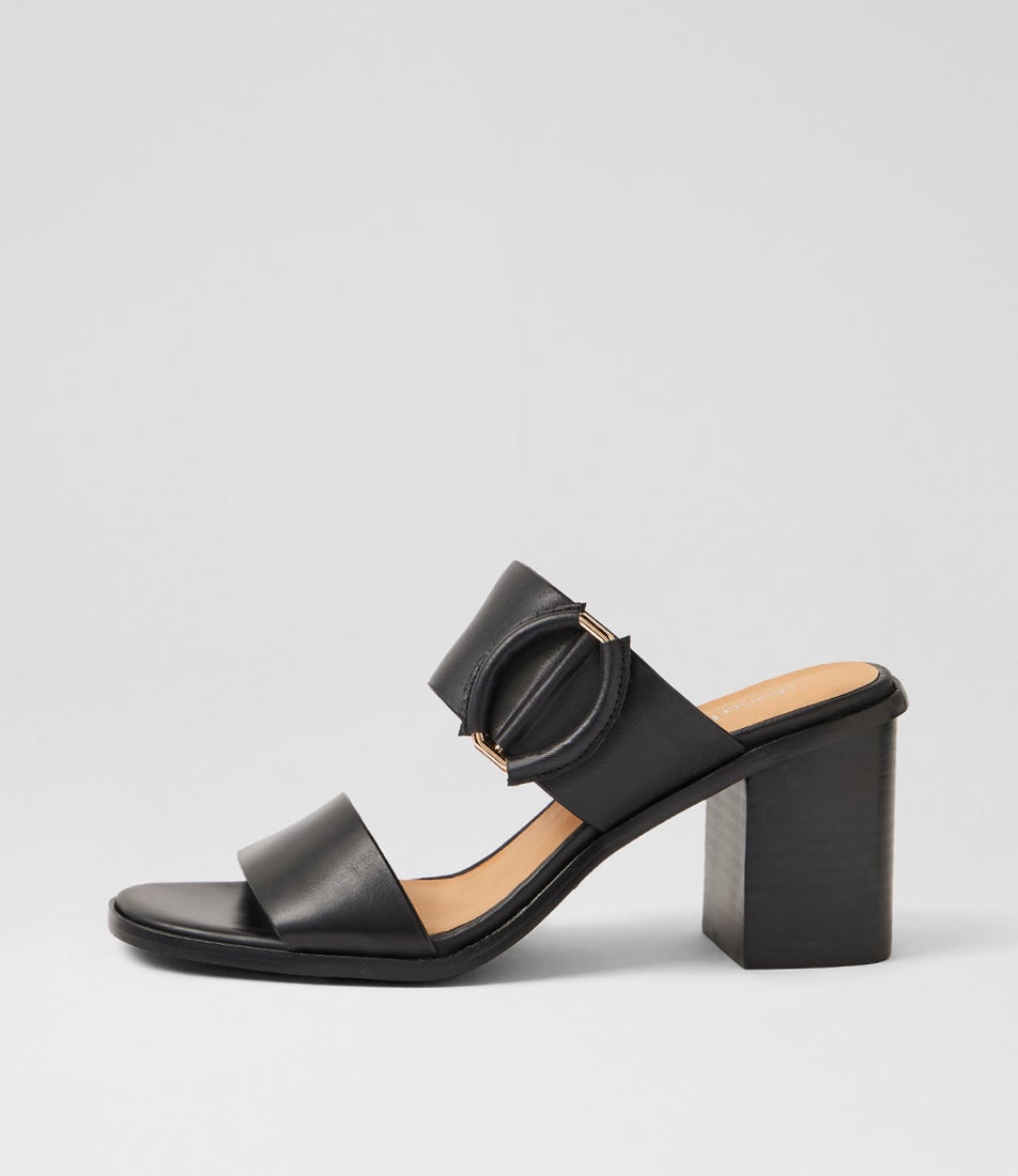 Nixoni Black Leather Sandals Nixoni Black Leather Sandals