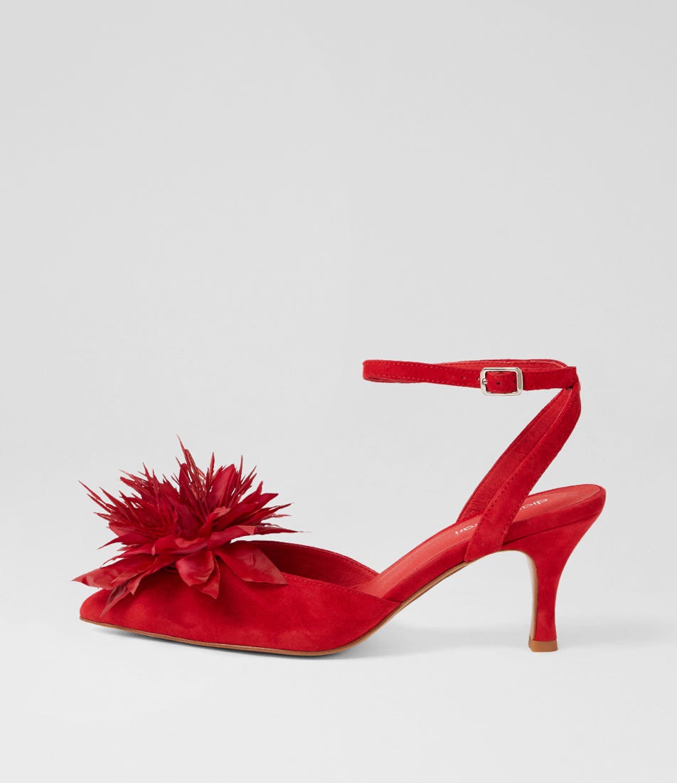 TATTEL DF RED SUEDE