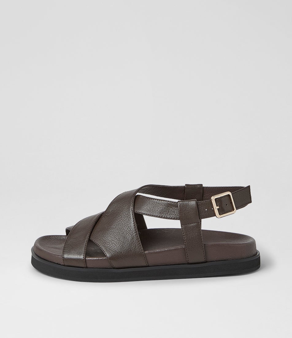 Vebbie Choc Leather Sandals Vebbie Choc Leather Sandals