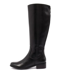 AMBREE BLACK LEATHER