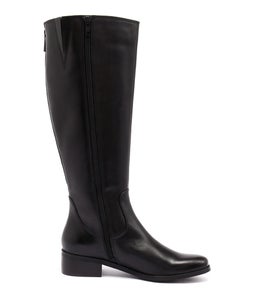 AMBREE BLACK LEATHER