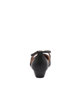 PILGRIM BLACK EMBOSSED LEATHER