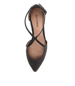 PILGRIM BLACK EMBOSSED LEATHER
