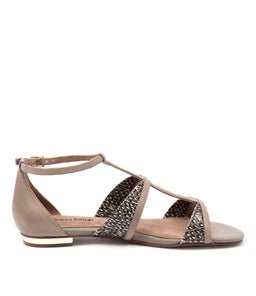 HIBERNIA TAUPE BROWN LEATHER