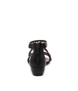 ZIZI BLACK LEATHER