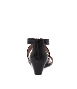 JEUNE GUNMETAL BLACK LEATHER