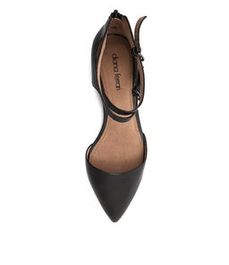 POMPEII BLACK LEATHER