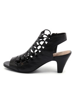 ROSEE BLACK LEATHER