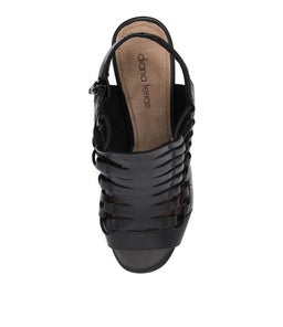 ROSEE BLACK LEATHER