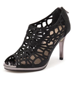 REISE BLACK GLITTER LEATHER