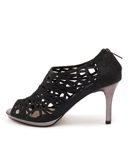 REISE BLACK GLITTER LEATHER