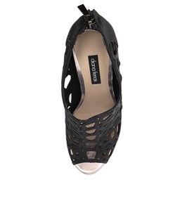 REISE BLACK GLITTER LEATHER