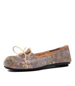 BALLAD NUDE&BLUE MULTI LEATHER