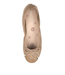 BELIN TAUPE DISTRESSED LEATHER