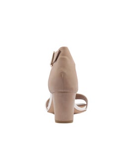 CASSIER WHITE DARK BEIGE LEATHER