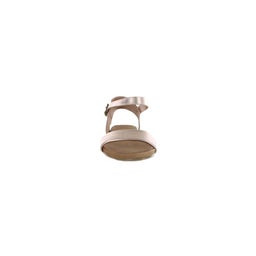 JINNIT ROSE GOLD TAN FOOTBED LEATHER
