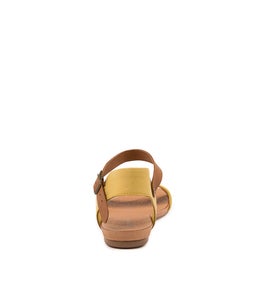 JINNIT YELLOW TAN LEATHER