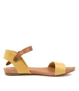 JINNIT YELLOW TAN LEATHER