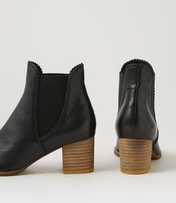 SADORE BLACK LEATHER