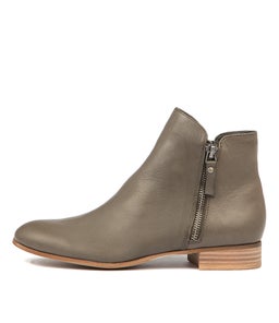 FABIAN OLIVE LEATHER LEATHER