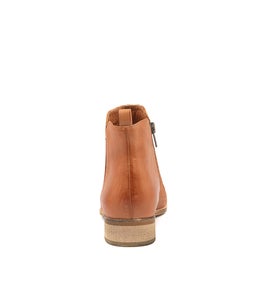 INFLICT DK TAN CUT LEATHER LEATHER