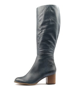 SLED NAVY LEATHER