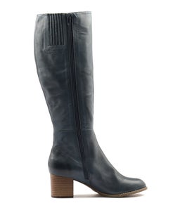 SLED NAVY LEATHER