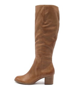 SLED DK TAN LEATHER