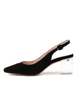 HINNIS BLACK SUEDE