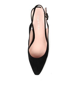 HINNIS BLACK SUEDE