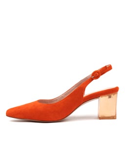 HINNIS ORANGE SUEDE