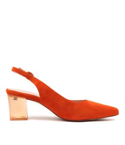 HINNIS ORANGE SUEDE