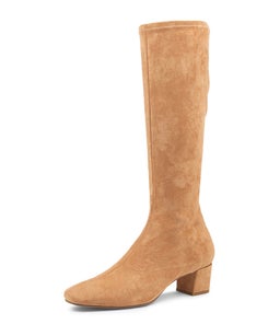 HAYLEYS CARAMEL STRETCH MICROSUEDE