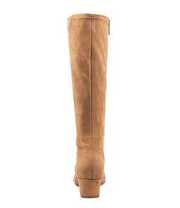 HAYLEYS CARAMEL STRETCH MICROSUEDE