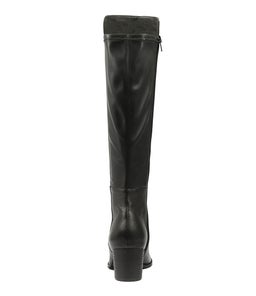 SETLEY BLACK LEATHER STRETCH SMOOTH