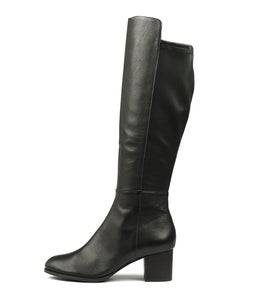 SETLEY BLACK LEATHER STRETCH SMOOTH