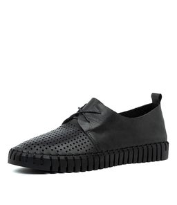 HUSTON BLACK BLACK SOLE LEATHER