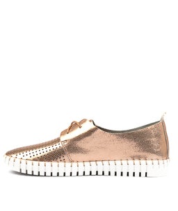 HUSTON ROSE GOLD LEATHER